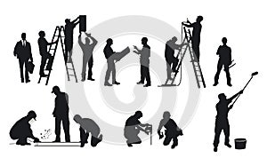 Craftsmen and construction workers