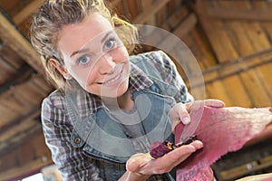 craftswoman in her workshop