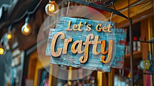 Crafty Sign - AI Generated