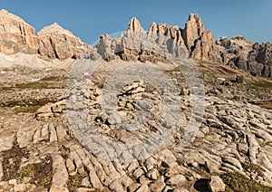 Craggy peaks in Dolomites