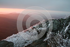 Craggy Rime ice