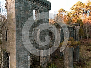 Craigend Castle is a ruined country house.Scotland photo