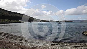 Craignure Isle of Mull Argyll and Bute Scotland uk view to ferry port