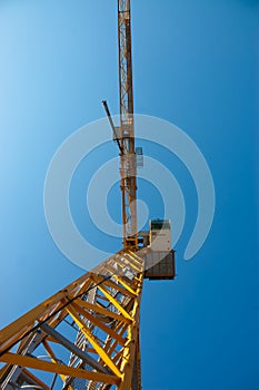 Crain on building site photo