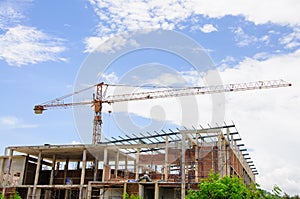 Crain construction building