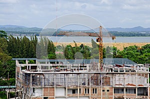 Crain construction building