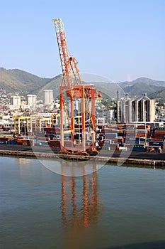 Cargo terminal in Port of Spain, Trinidad and Tobago