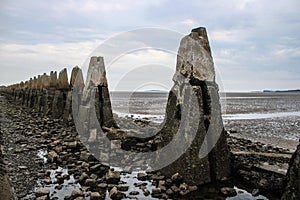 Cramond Beach in Scotland