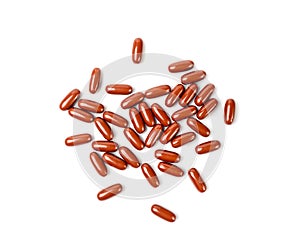 Cranberry Capsules, Garlic Extract Pills, Herbal Capsules Isolated, Analgesic Aluminum Blister, Painkiller Drugs