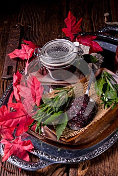 Cranberry chutney with red beet