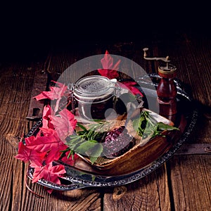 Cranberry chutney with red beet