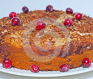 Cranberry coffeecake