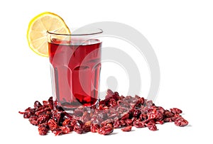 Cranberry Juice and Dried Cranberries