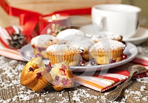 Cranberry muffins
