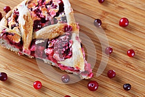 Cranberry Pie Slice