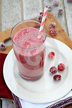 Cranberry Pomegranate Smoothie