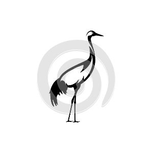 crane bird logo