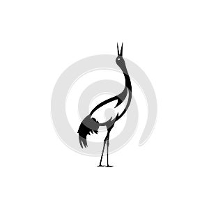 crane bird logo
