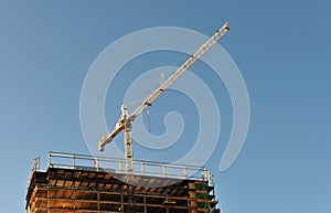 Crane Above Building