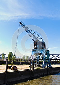 Crane - Billhafen in Hamburg - II - Germany