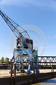 Crane - Billhafen in Hamburg - III - Germany