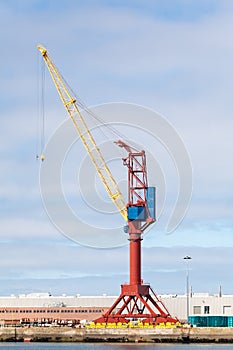 Crane at a Cargo Dock