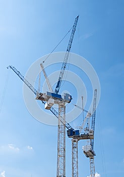 Crane construction industry development site