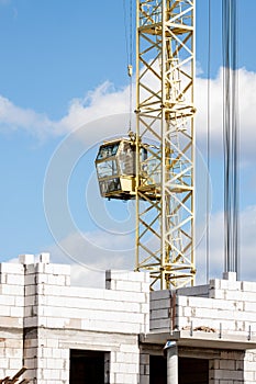 Crane on a construction site