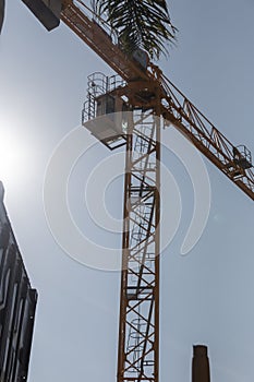 A Crane On A Construction Site