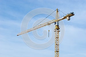 Crane at a construction site