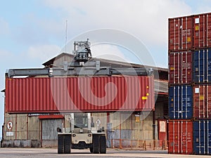 Crane container photo