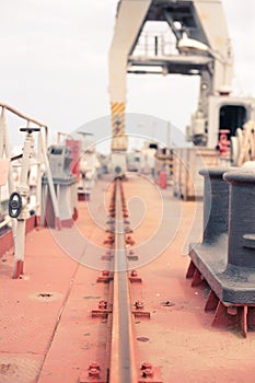 Crane in the dry dock