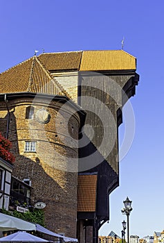 Crane - famous building in Gdansk, Tricity, Pomerania, Poland