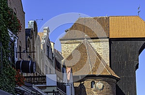 Crane - famous building in Gdansk, Tricity, Pomerania, Poland