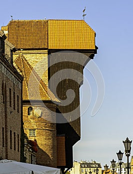 Crane - famous building in Gdansk, Tricity, Pomerania, Poland