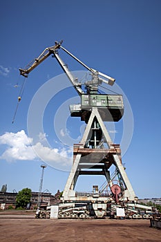 Crane in Gdansk shipyard