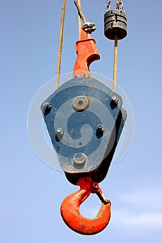 A crane hook