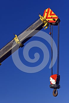 Crane with hook