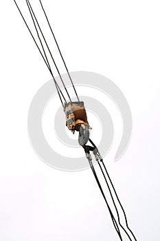 Crane Hook and Cable