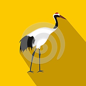 Crane icon, flat style