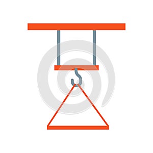 Crane icon vector isolated on white background, Crane sign , industry symbols