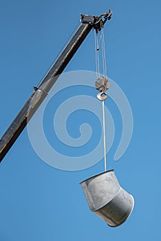 Crane lifting ductwork