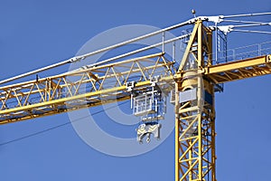 Crane in Port Glasgow at Ferguson Shipbuilding Dock photo