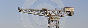 Crane in Port Glasgow at James Watt Dock