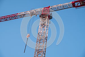 Crane ready for construction work