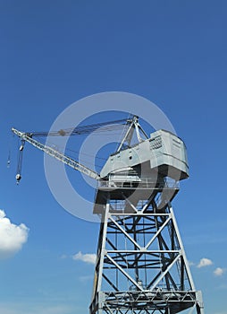 Crane in Red Hook section of Brooklyn