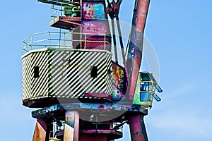 Crane in the shipyard