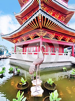 Crane Statue at Pantjoran PIK