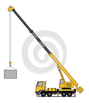 Crane truck