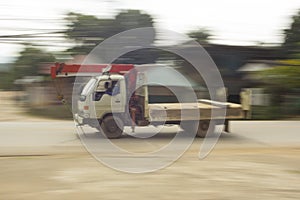 crane truck pan camera in asia